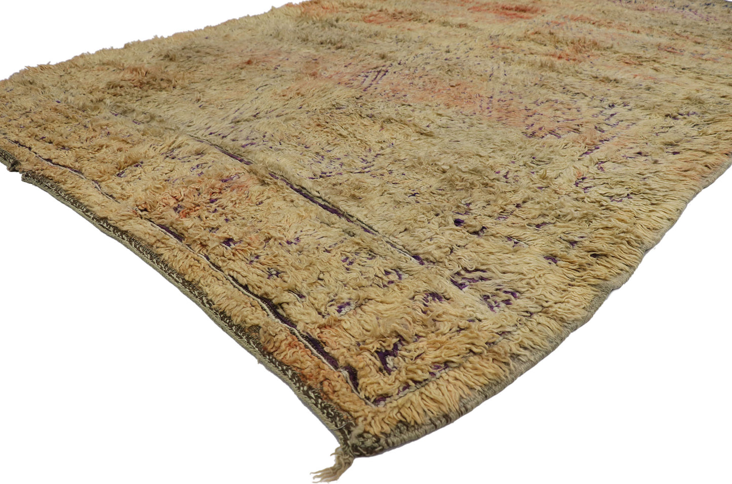 7 x 10 Vintage Beni M'Guild Moroccan Rug 21519
