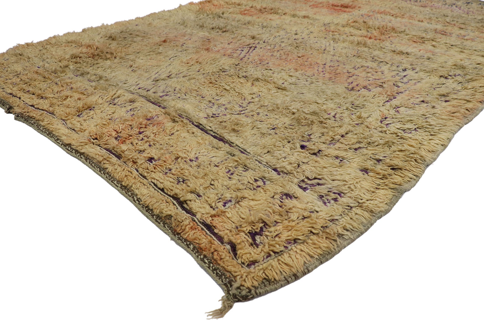 7 x 10 Vintage Beni M'Guild Moroccan Rug 21519