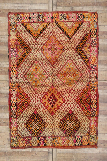 6 x 9 Vintage Moroccan Rug 21522