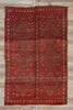 6 x 10 Vintage Red Moroccan Rug 21526