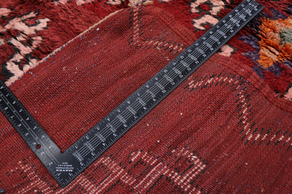 7 x 11 Vintage Red Moroccan Rug 21527