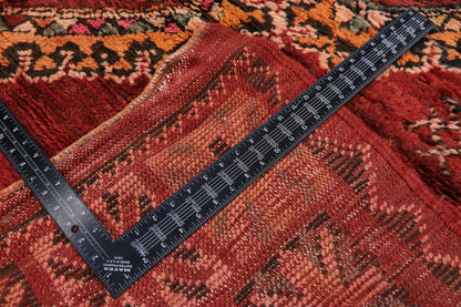 6 x 10 Vintage Red Moroccan Rug 21529