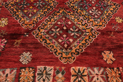 6 x 10 Vintage Red Moroccan Rug 21529