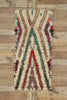 2 x 5 Vintage Moroccan Boucherouite Rug 21534