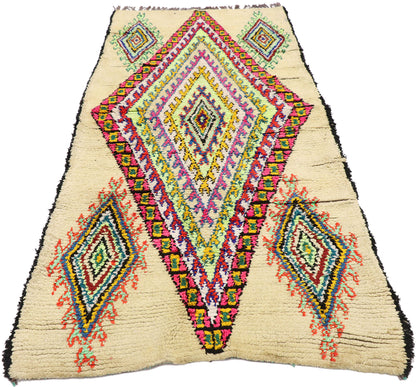 3 x 7 Vintage Moroccan Azilal Rug 21535