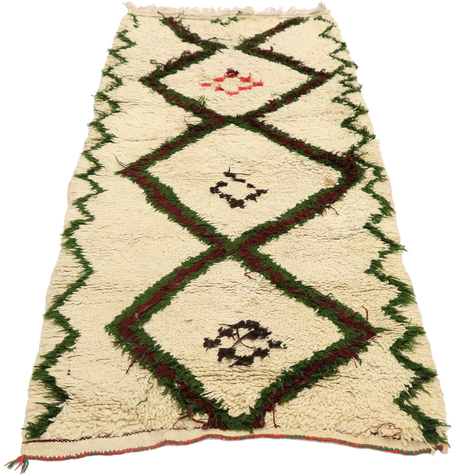 2 x 5 Vintage Moroccan Azilal Rug 21540