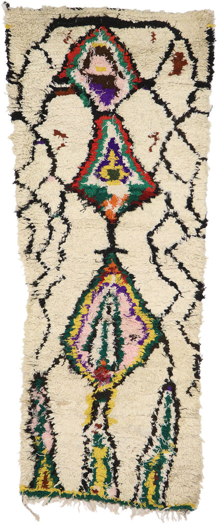 3 x 7 Vintage Moroccan Azilal Rug 21541