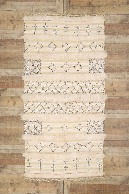 4 x 8 Vintage Moroccan Wedding Blanket 21546