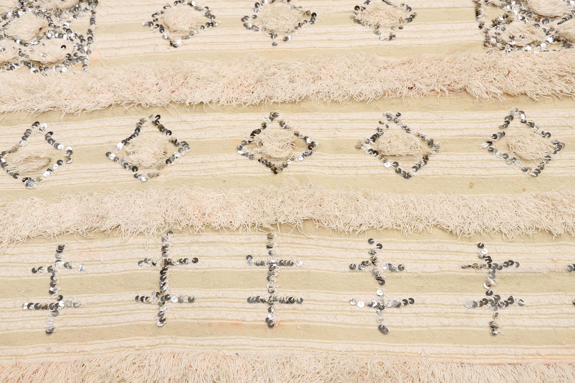 4 x 8 Vintage Moroccan Wedding Blanket 21546