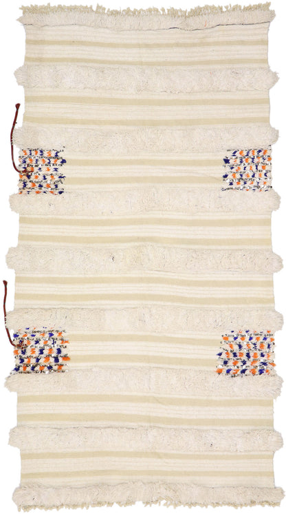4 x 8 Vintage Moroccan Wedding Blanket 21547