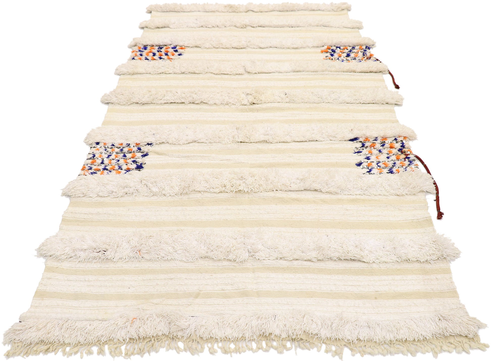 4 x 8 Vintage Moroccan Wedding Blanket 21547