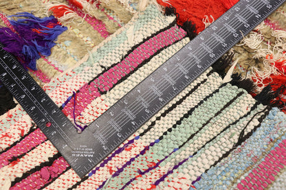 2 x 10 Vintage Moroccan Azilal Rag Rug 21550