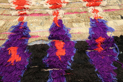 2 x 10 Vintage Moroccan Azilal Rag Rug 21550