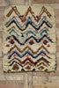 4 x 5 Vintage Boucherouite Moroccan Rag Rug 21552