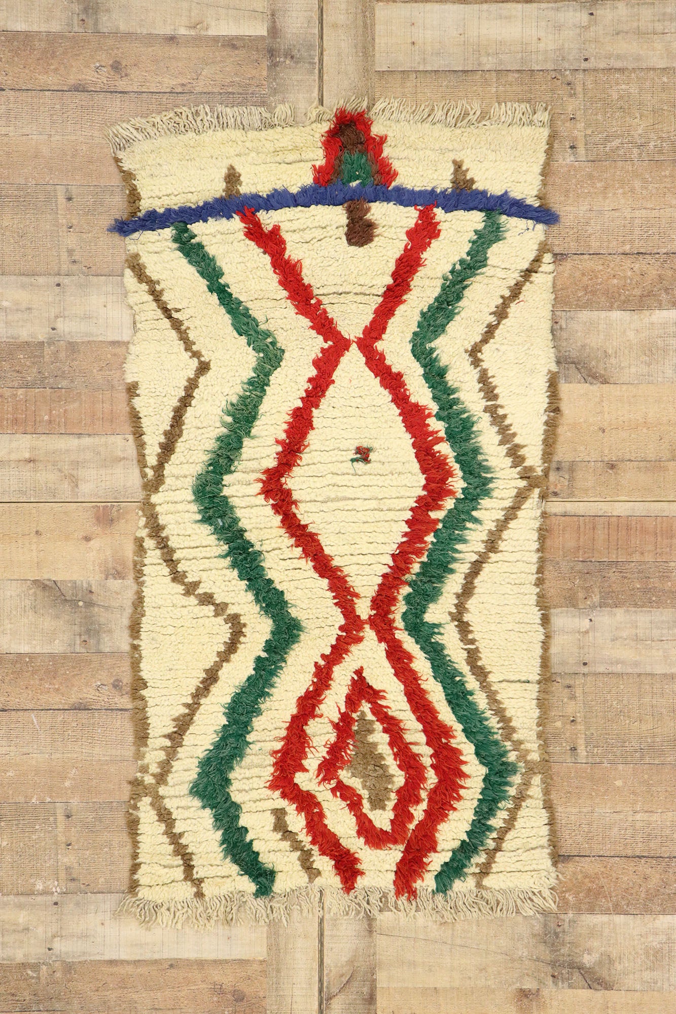 3 x 4 Vintage Moroccan Azilal Rug 21554