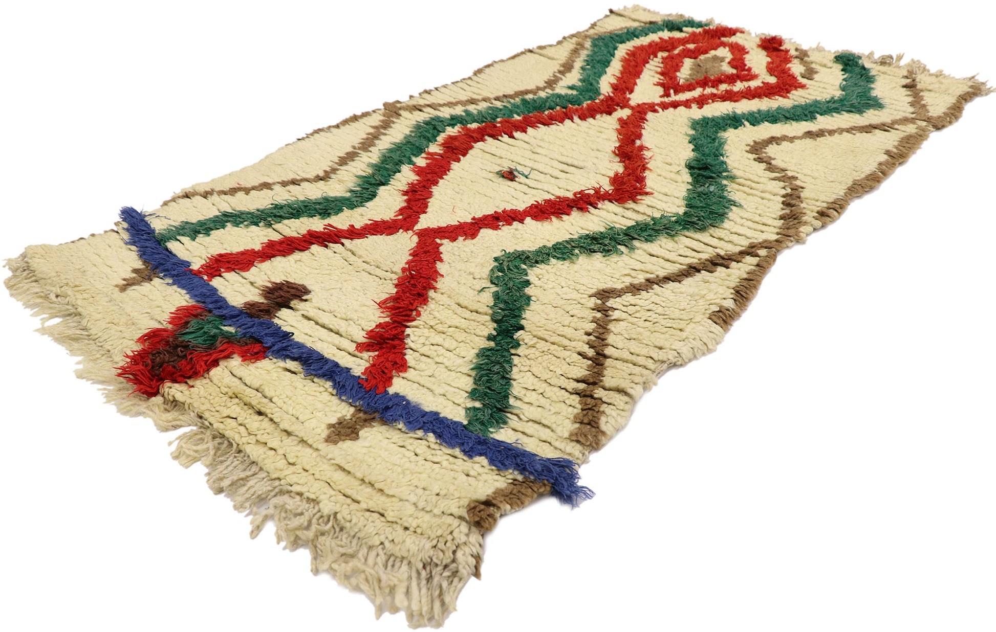 3 x 4 Vintage Moroccan Azilal Rug 21554