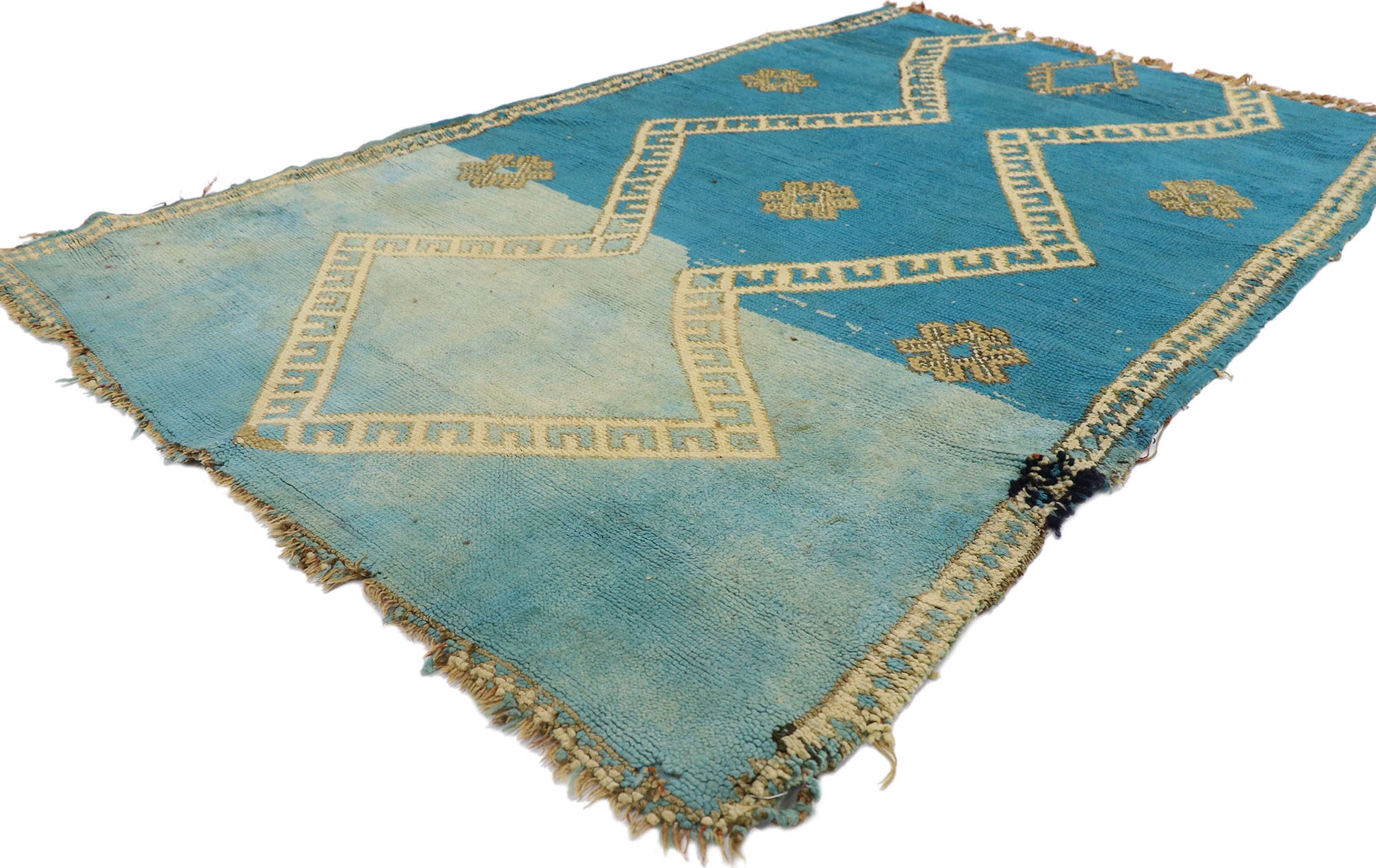 4 x 6 Vintage Moroccan Rug 21556