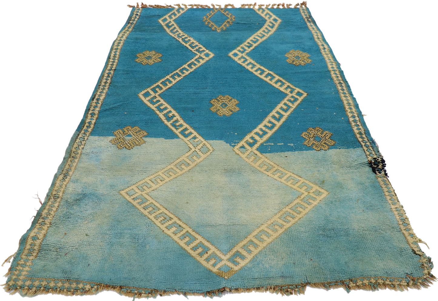 4 x 6 Vintage Moroccan Rug 21556