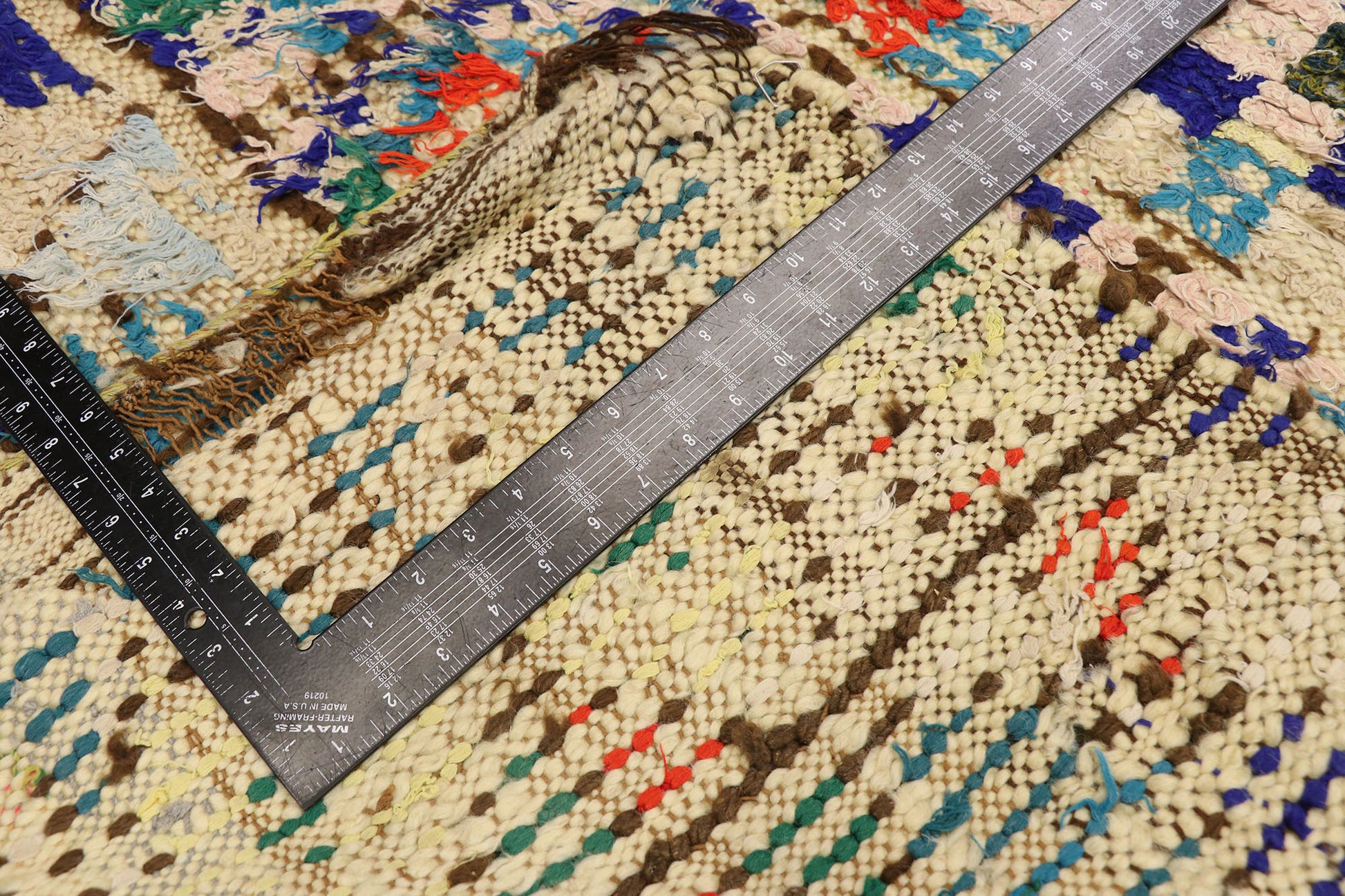 4 x 8 Vintage Moroccan Azilal Rug 21557