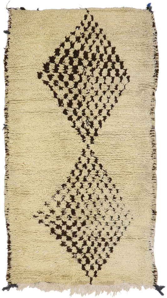 3 x 5 Vintage Moroccan Rug 21559