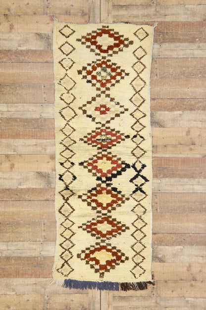 3 x 7 Vintage Moroccan Azilal Rug 21561