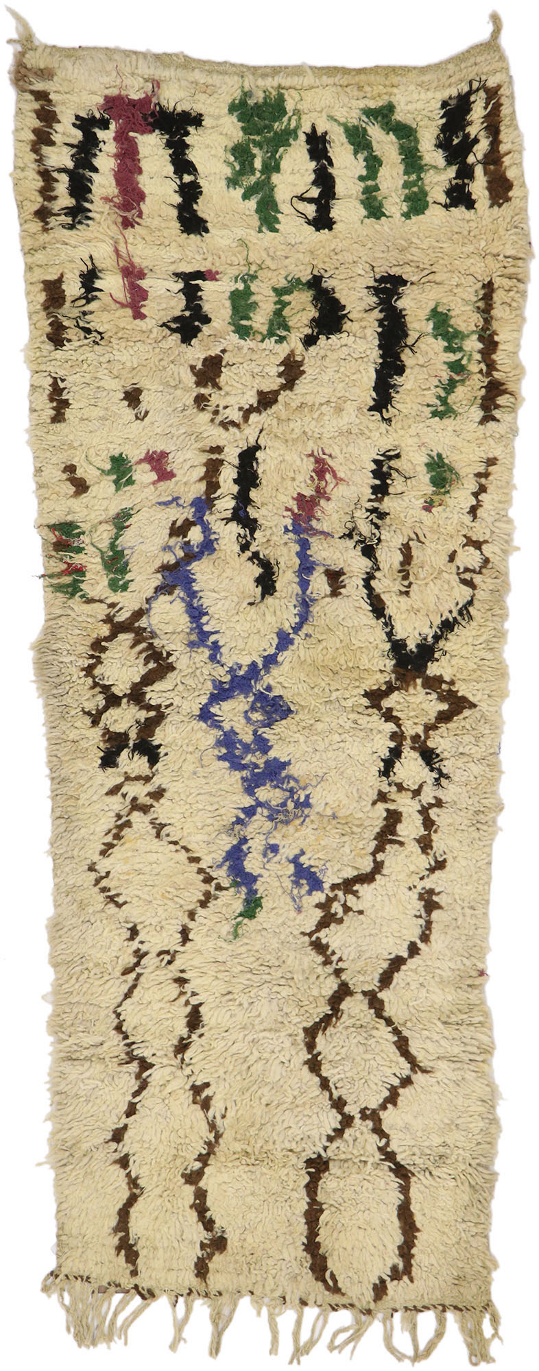 3 x 7 Vintage Moroccan Rug 21565