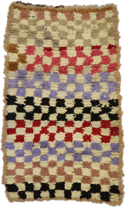 3 x 5 Vintage Moroccan Azilal Rug 21571
