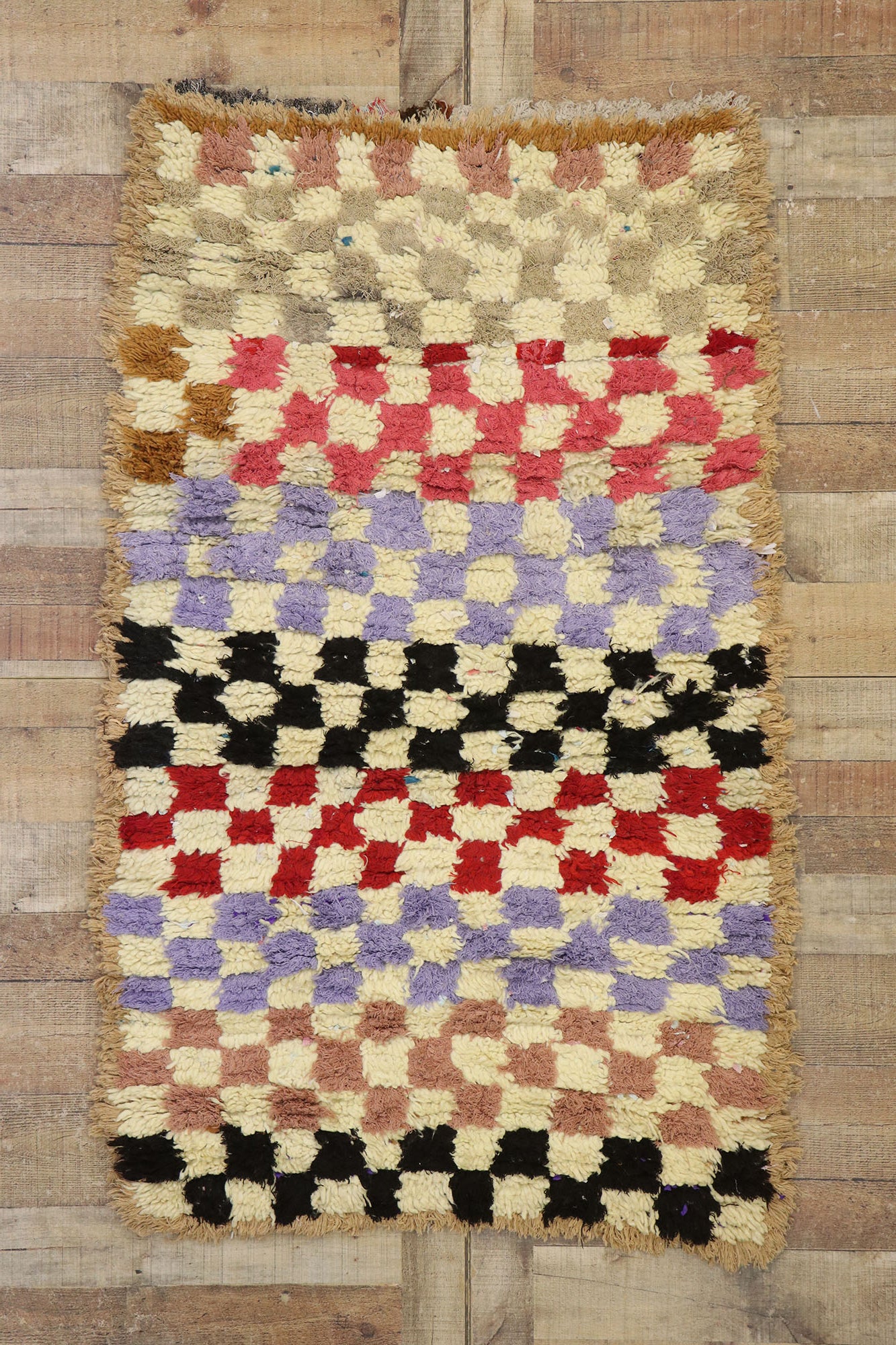 3 x 5 Vintage Moroccan Azilal Rug 21571