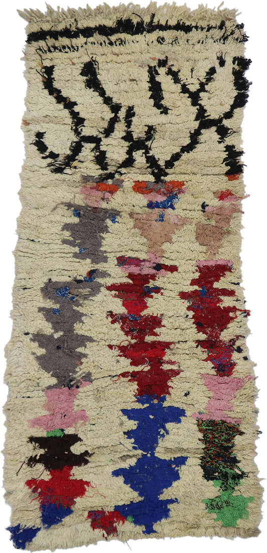3 x 6 Vintage Moroccan Azilal Rug 21572