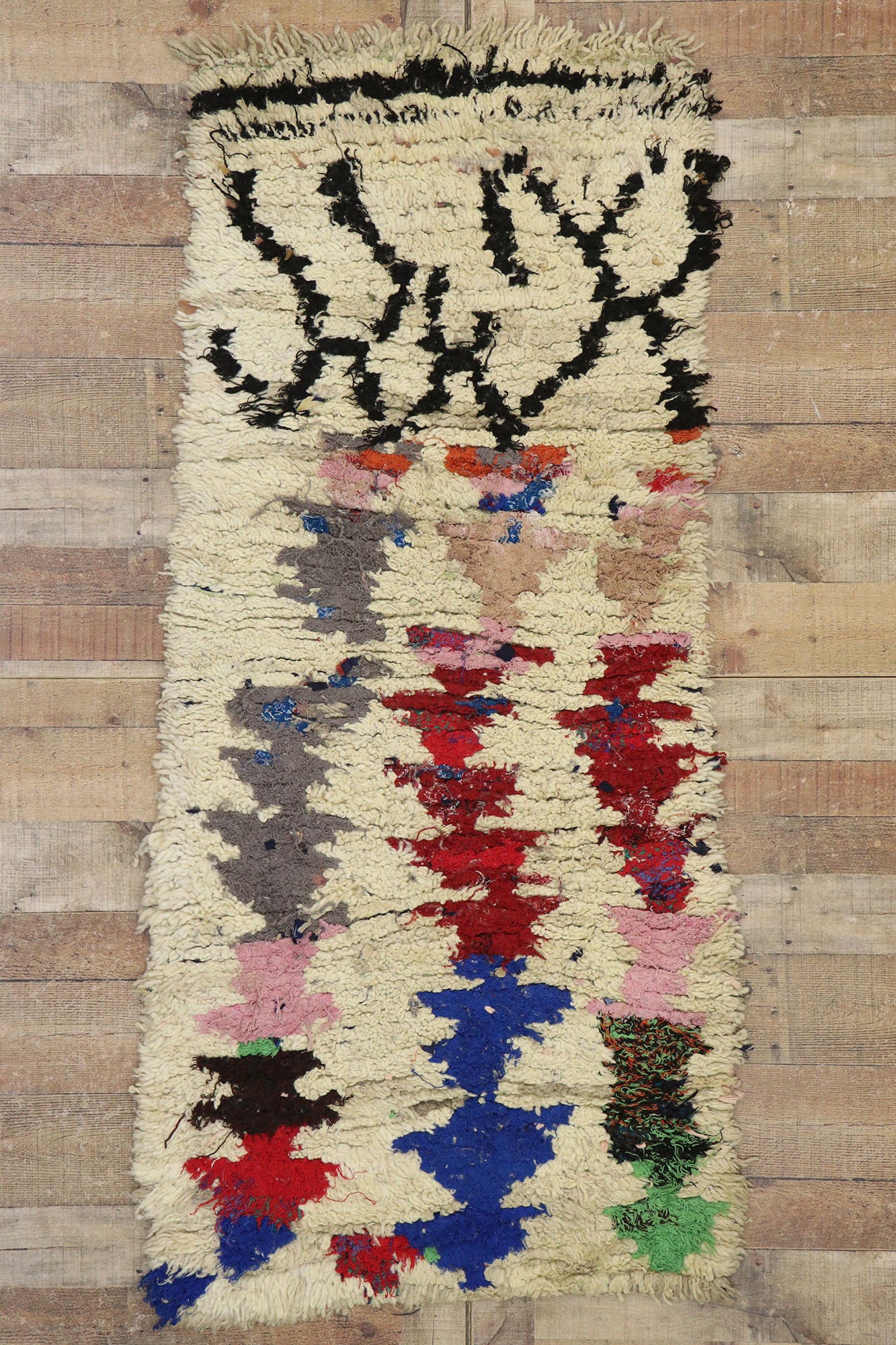 3 x 6 Vintage Moroccan Azilal Rug 21572