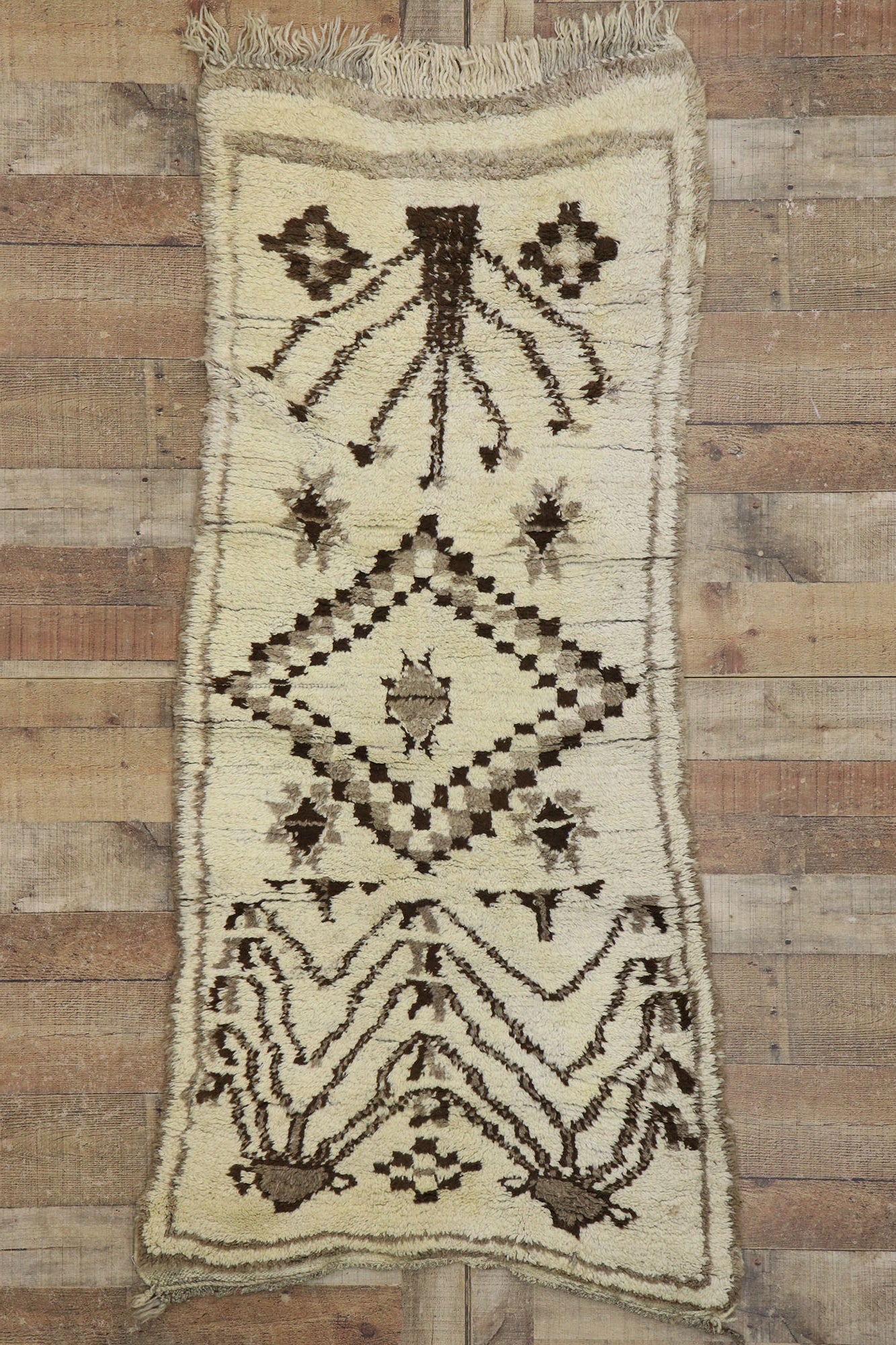 3 x 6 Vintage Moroccan Azilal Rug 21573
