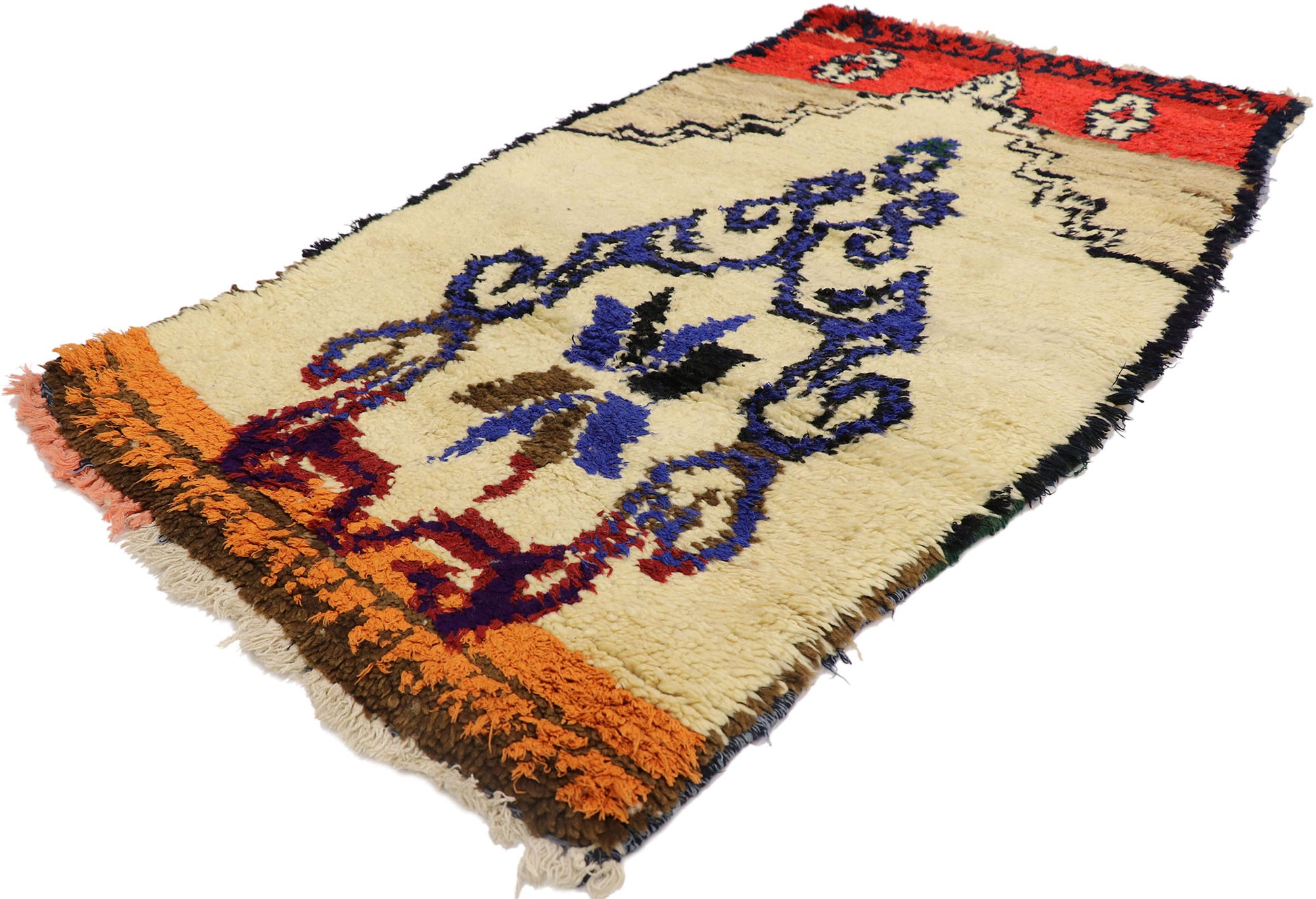 3 x 5 Vintage Moroccan Azilal Rug 21576