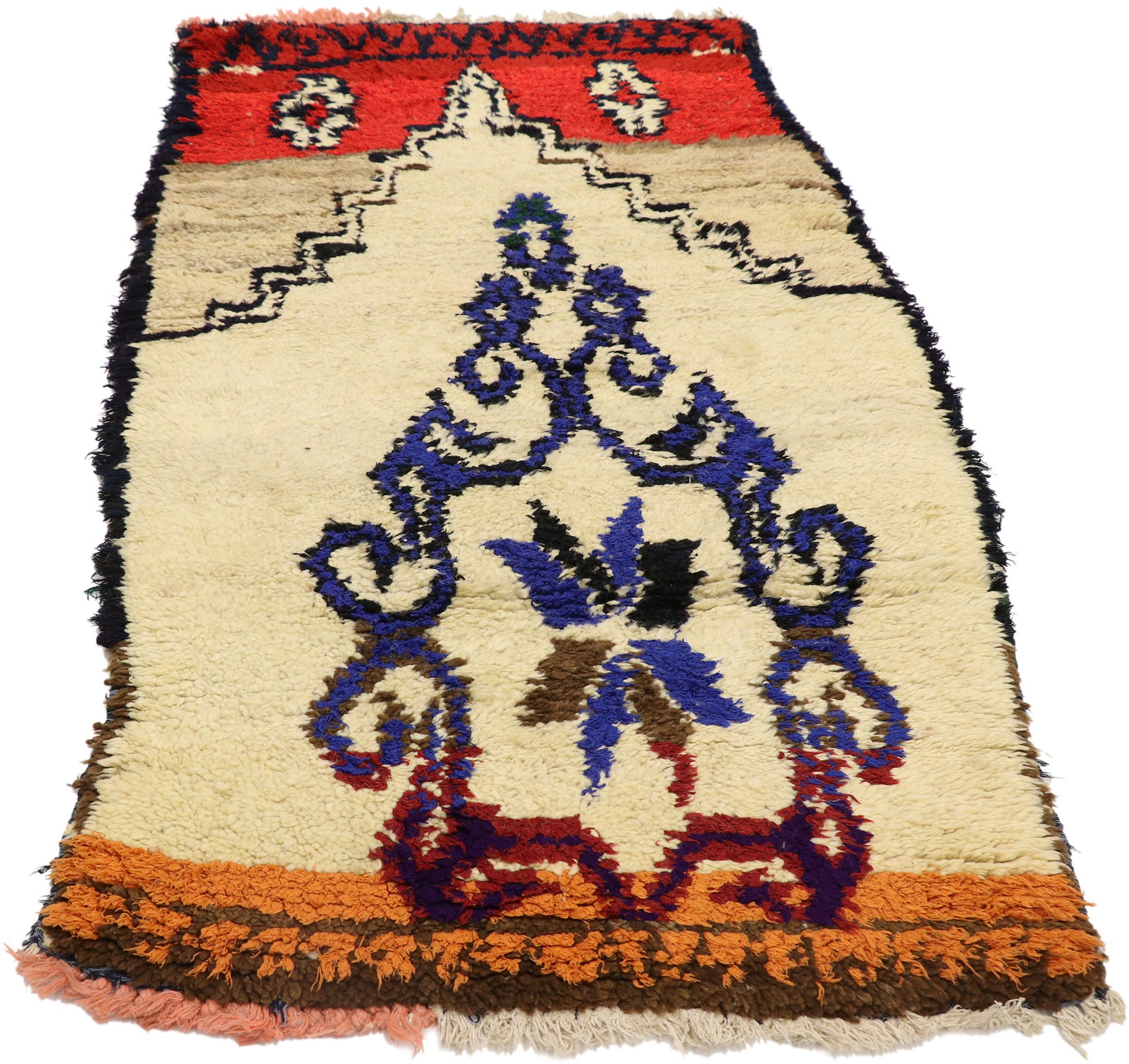 3 x 5 Vintage Moroccan Azilal Rug 21576