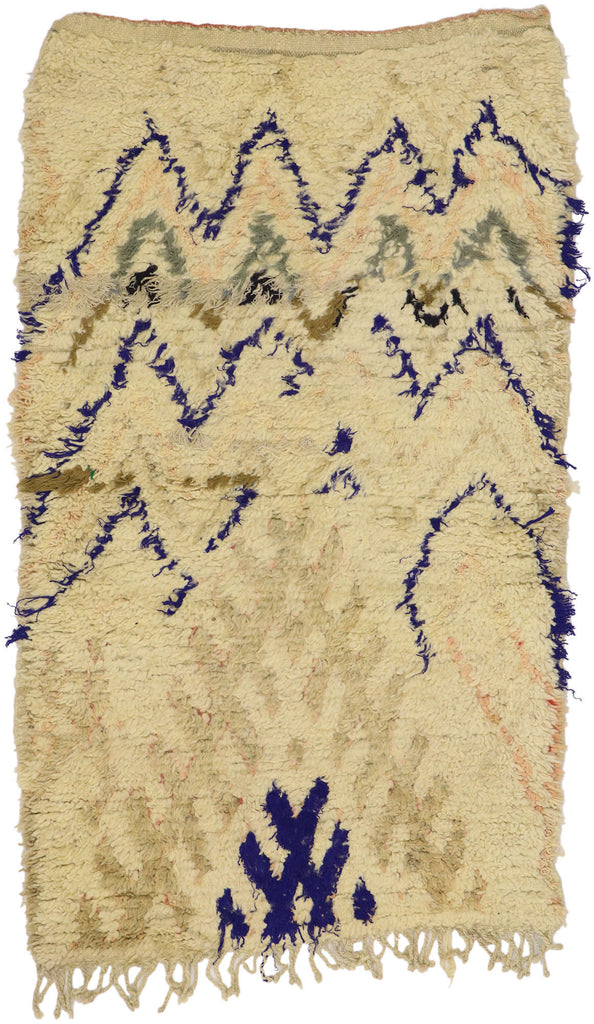 3 x 4 Vintage Moroccan Azilal Rug 21577