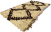 3 x 5 Vintage Moroccan Boucherouite Rug 21580