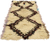 3 x 5 Vintage Moroccan Boucherouite Rug 21580