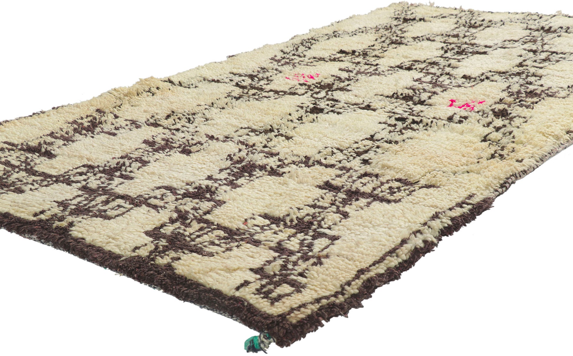 4 x 7 Vintage Moroccan Azilal Rug 21588