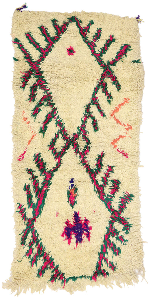 3 x 7 Vintage Moroccan Azilal Rug 21595