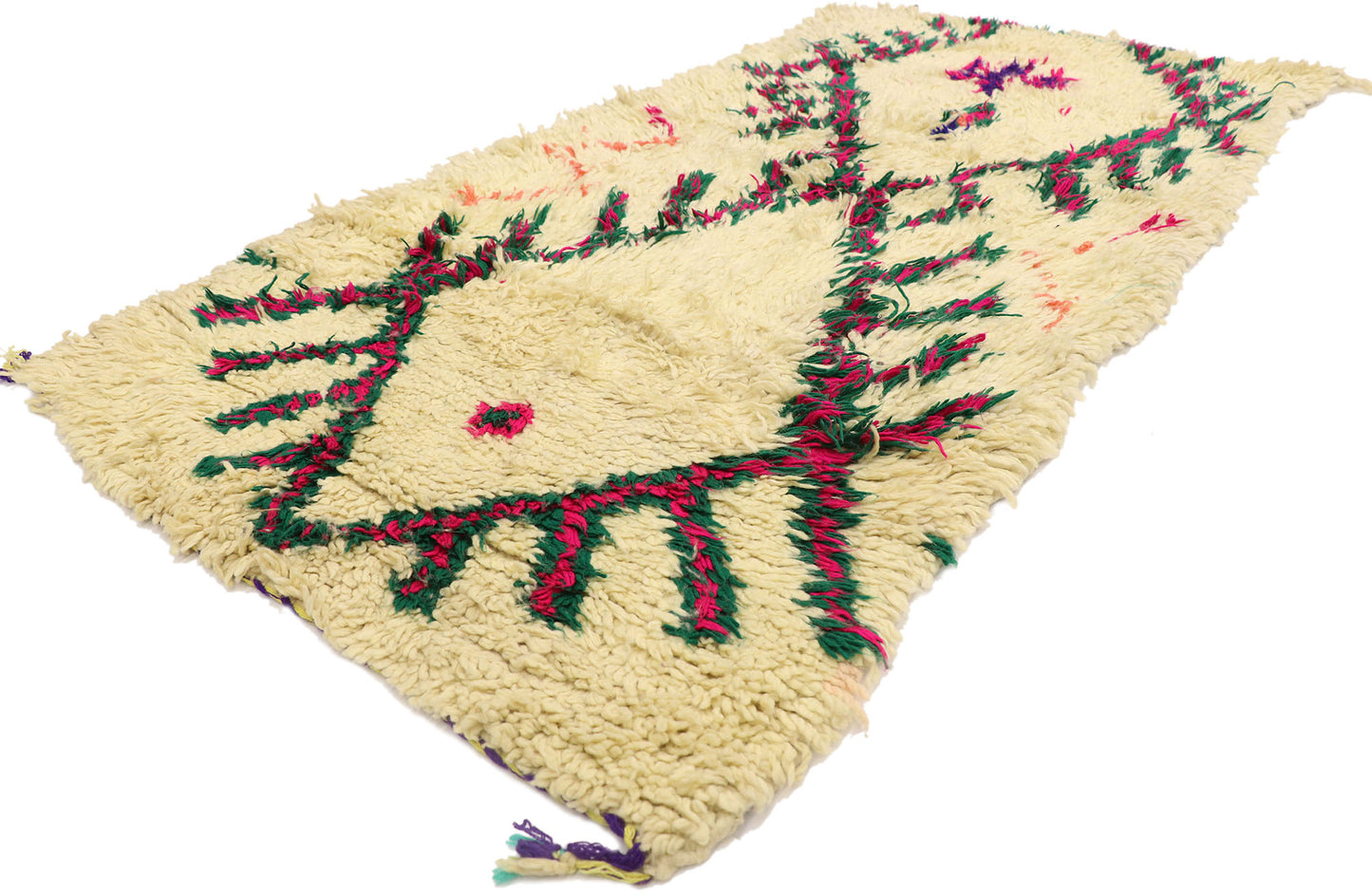3 x 7 Vintage Moroccan Azilal Rug 21595