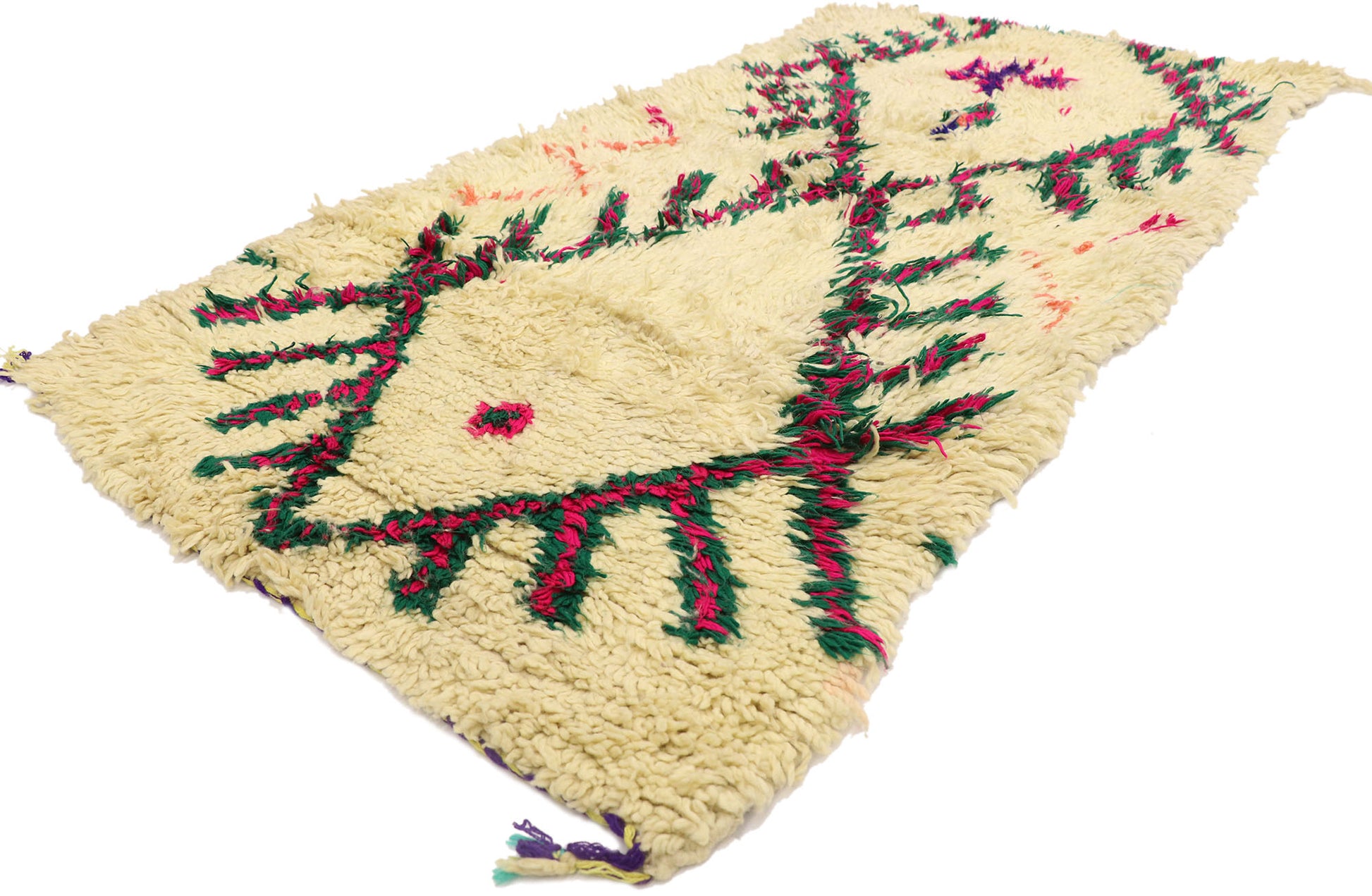 3 x 7 Vintage Moroccan Azilal Rug 21595