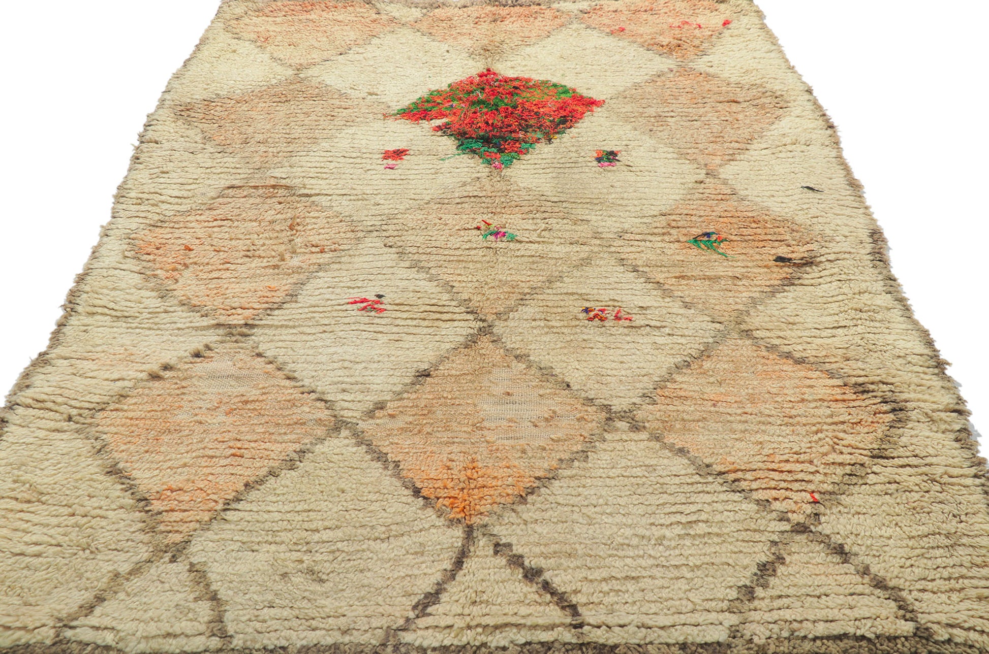 4 x 6 Vintage Moroccan Azilal Rug 21613