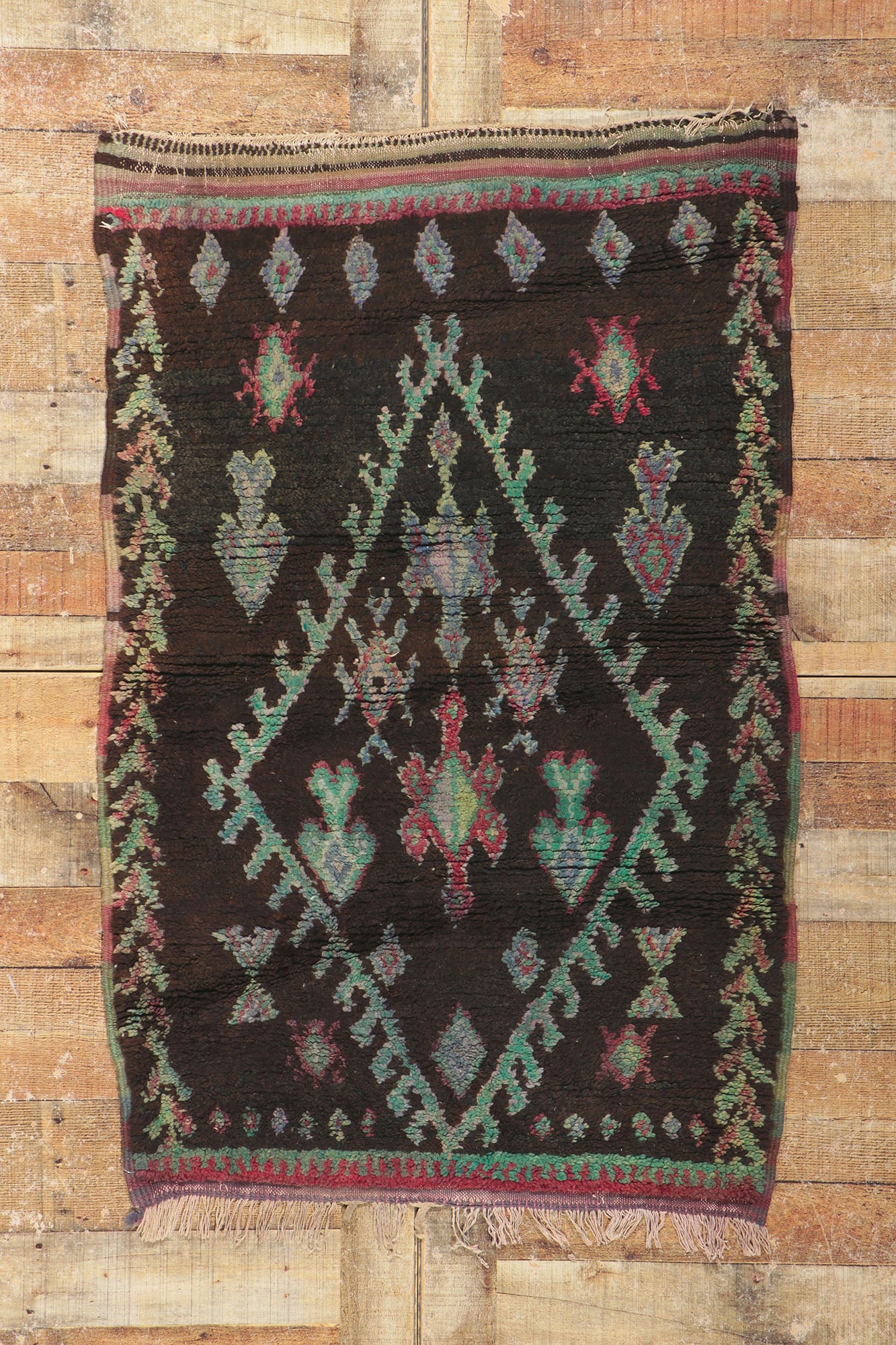 3 x 4 Vintage Moroccan Azilal Rug 21619