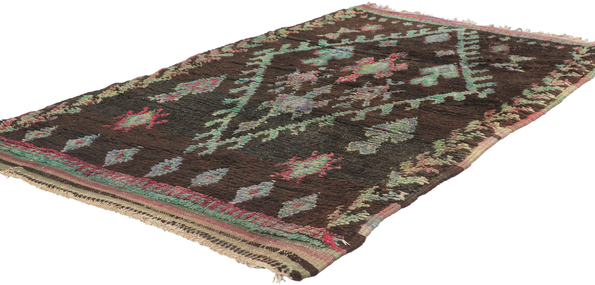 3 x 4 Vintage Moroccan Azilal Rug 21619