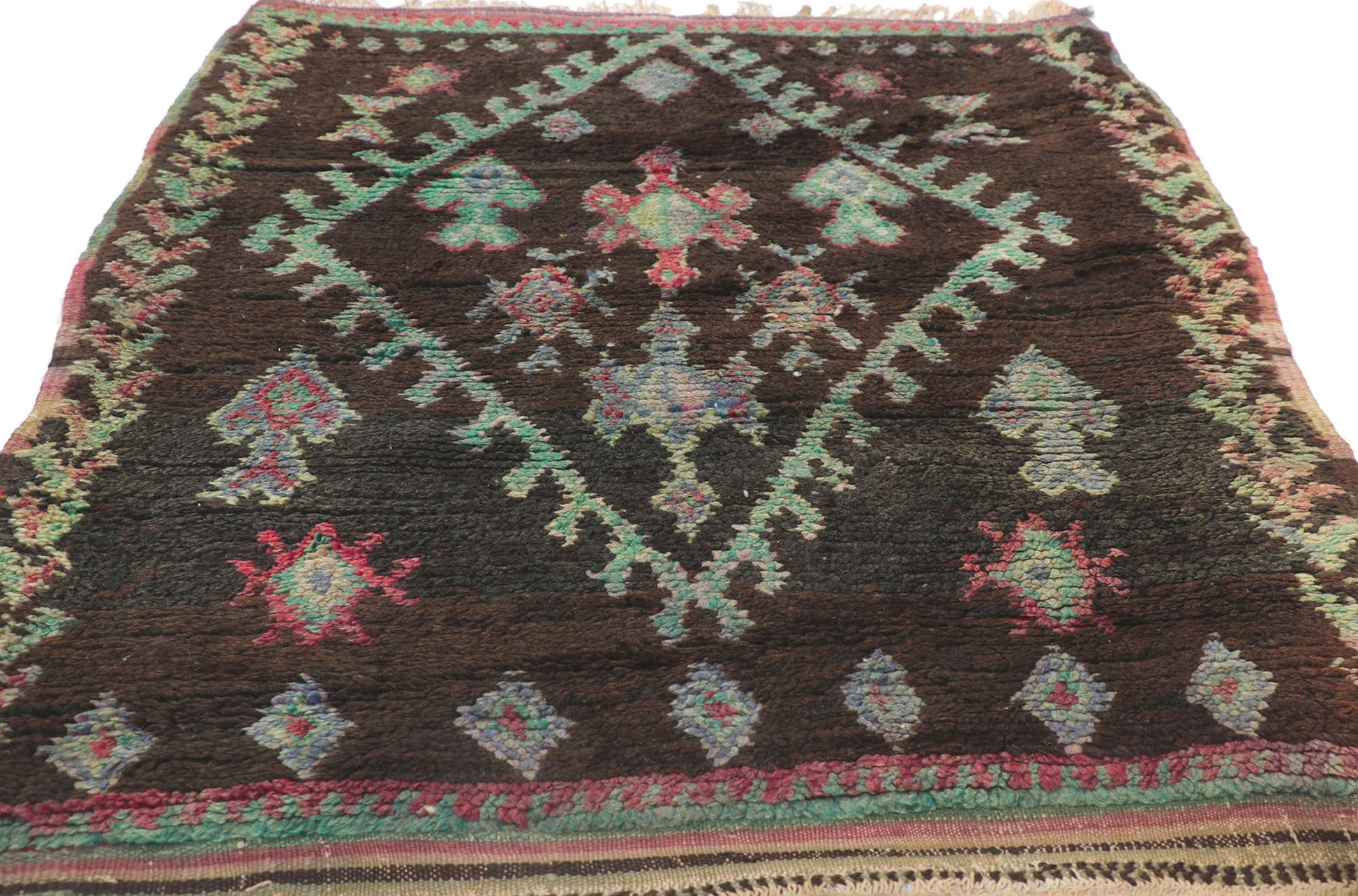 3 x 4 Vintage Moroccan Azilal Rug 21619