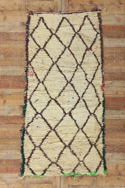 3 x 7 Vintage Moroccan Azilal Rug 21622