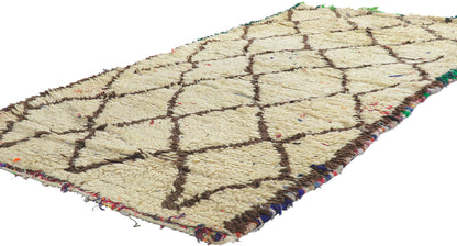 3 x 7 Vintage Moroccan Azilal Rug 21622