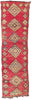 3 x 10 Vintage Red Moroccan Hallway Runner 21624