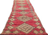 3 x 10 Vintage Red Moroccan Hallway Runner 21624