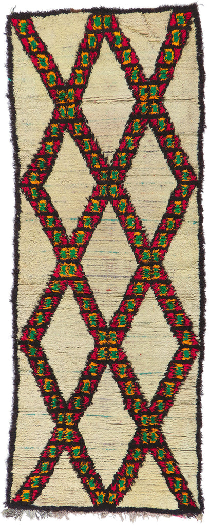 3 x 8 Vintage Moroccan Azilal Rug 21625