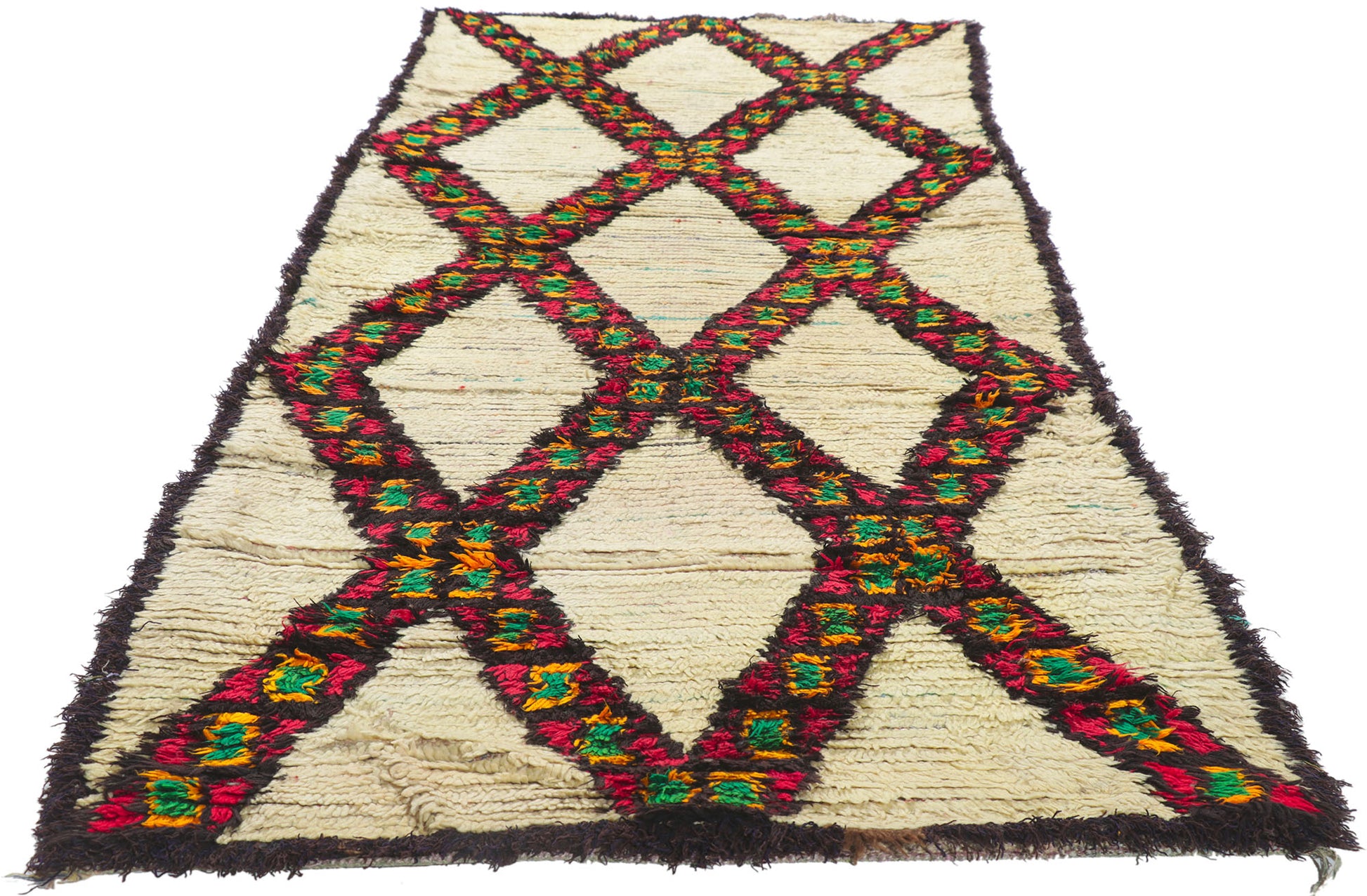 3 x 8 Vintage Moroccan Azilal Rug 21625